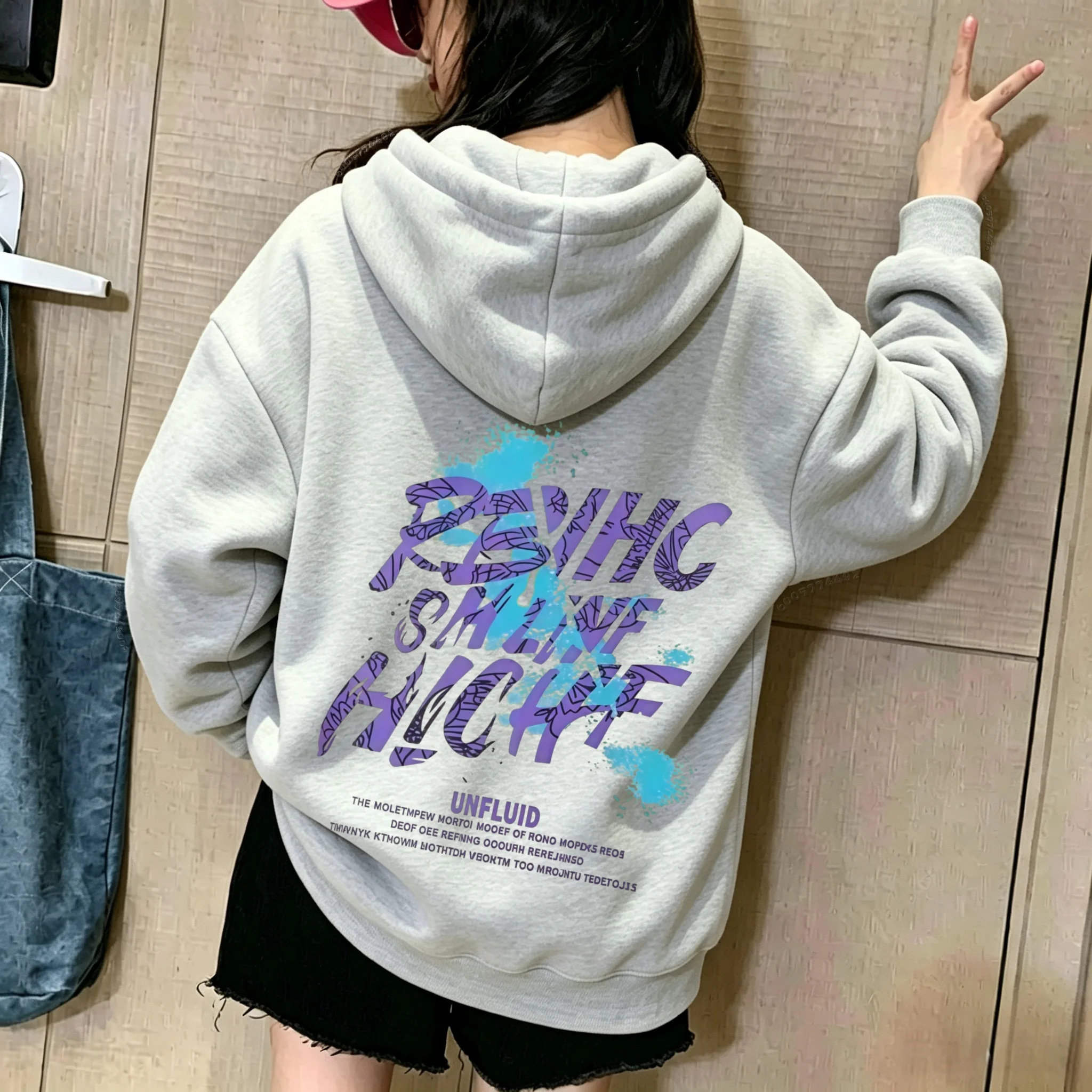 Colorful Alphabet Pattern Children's Hooded Sweatshirt for Winter and Autumn - Boys' and Girls' Daily Sports Pullover Sweater