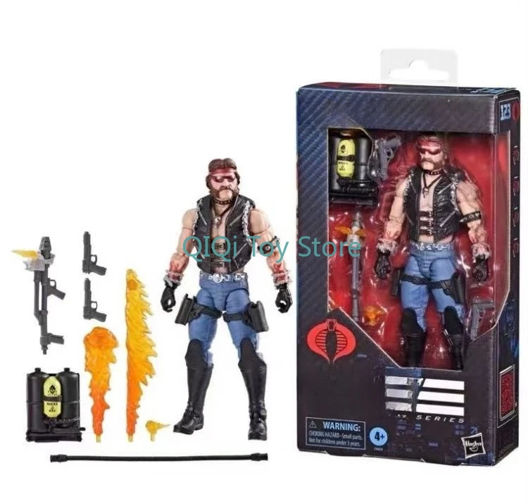 

] Hasbro Daredevil Torch Cobra 6-inch Moveable Doll Hand Puppet Model Genuine Version