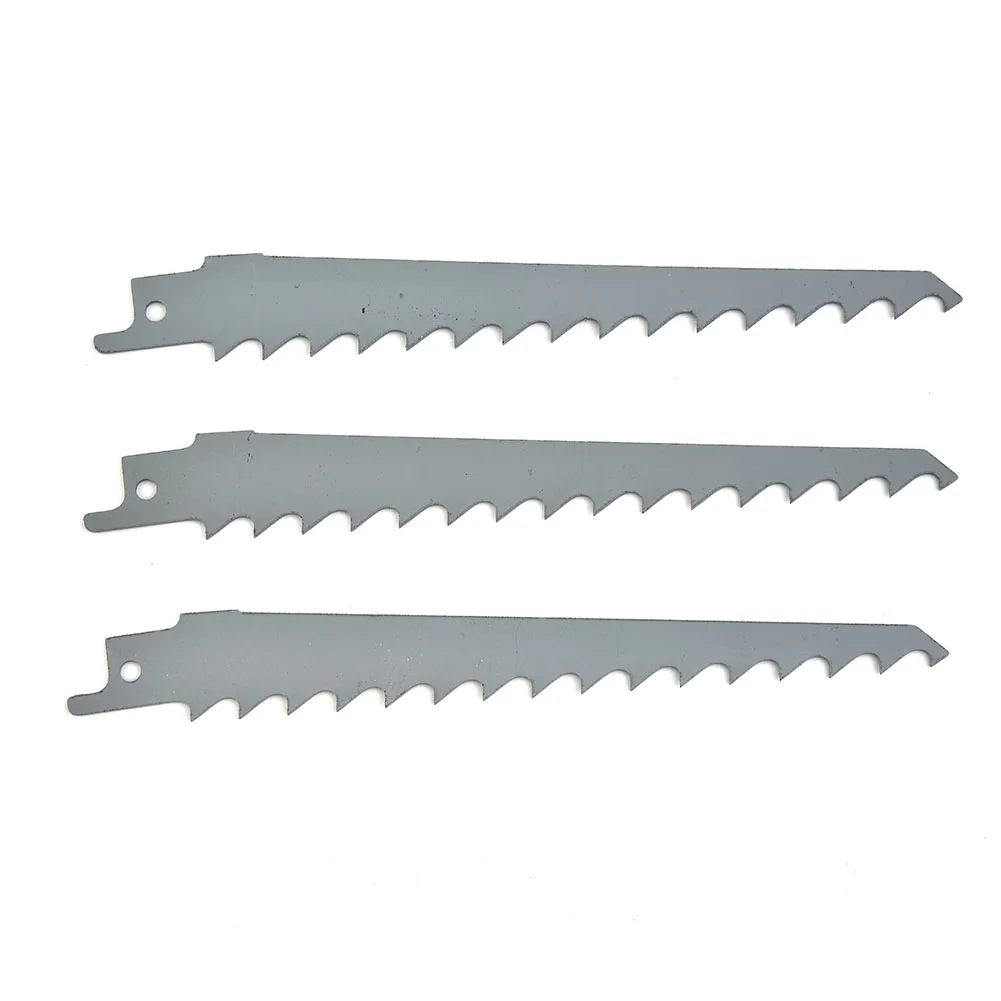 Reciprocating Saw Blades 3pcs Set 3 TPI 150mm 6 Inch Multi Saw Blade Handsaw For Wood Metal PVC Tube Fast Cutting