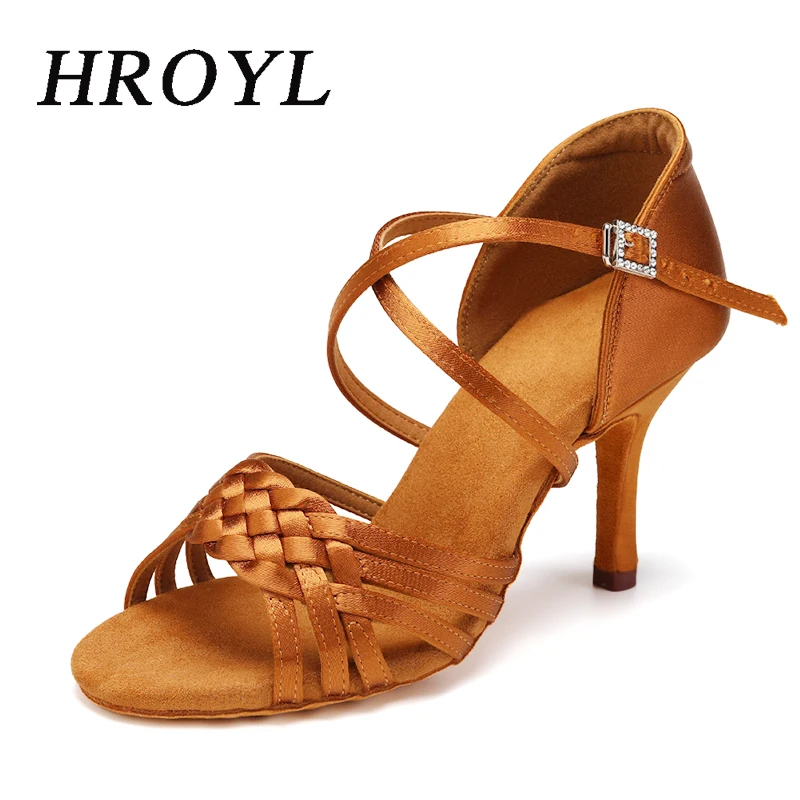 Zapatos de baile latino para mujer y niña, calzado de salón, Tango, Jazz, moderno, Sandalia de Salsa