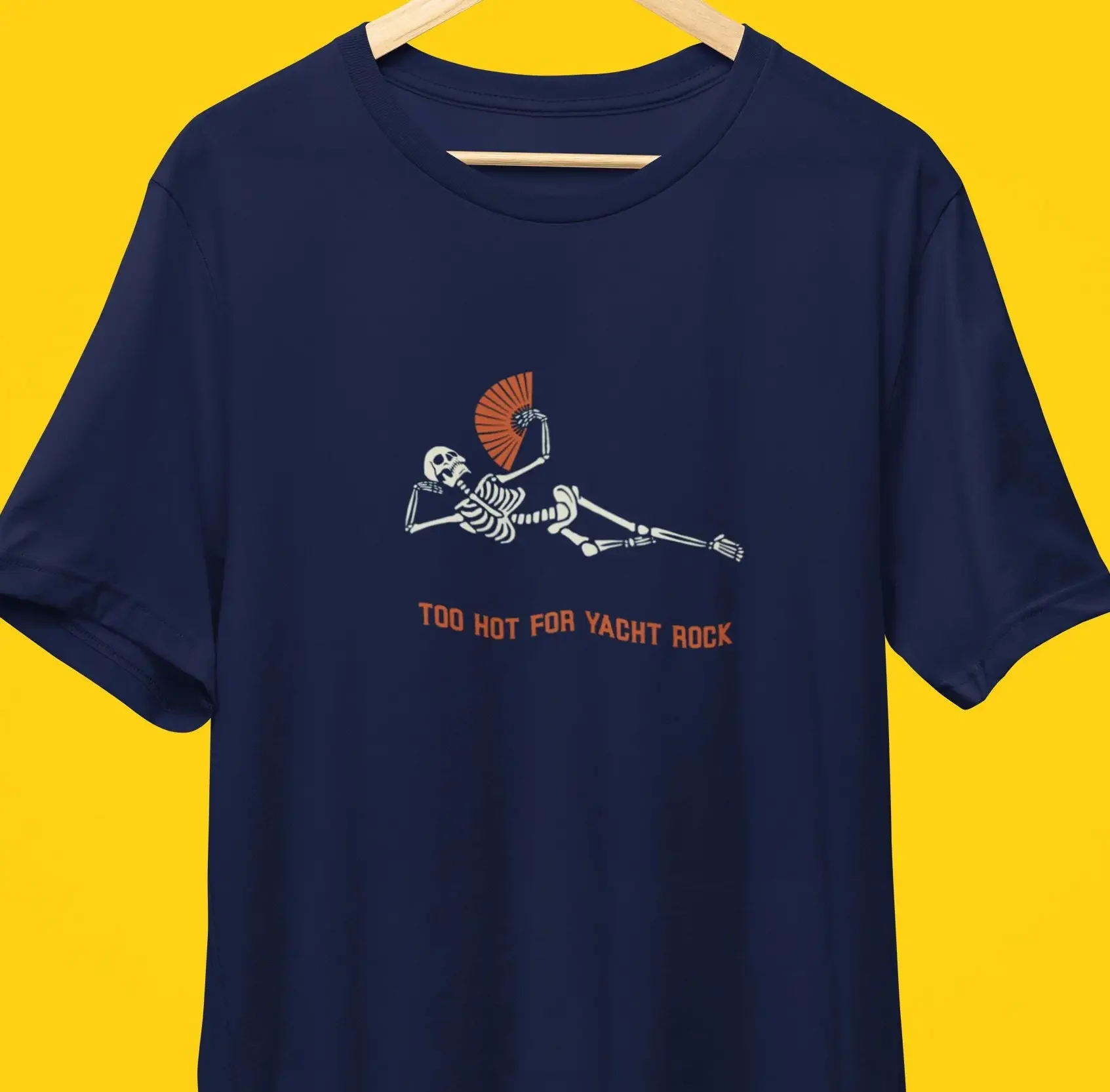 Too Hot for Yacht Rock T shirt Rocker Boating Cruise Apparel Vacation Retro Vintage 70 s 80