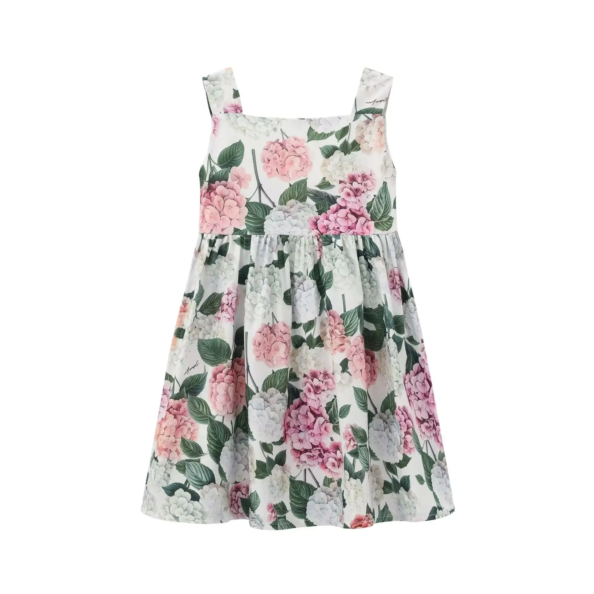 New 2-10T Summer Kids Flower Dresses For Girls Christmas Children Clothes Princess Brithday Wedding Party Toddler Girl Dresses