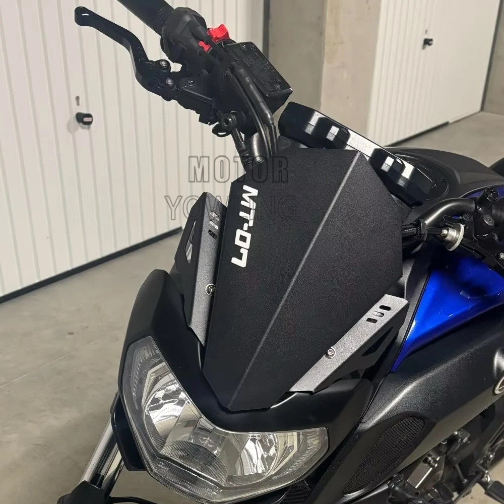 MT07 2018 2019 2020 Motorrad Frontwindabweiser Windschutzscheibenabdeckung für YAMAHA MT-07 FZ07 MT 07 Windschutzscheiben-Zubehör