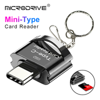 Usb C flash drive adapter / Micro mini SD memory card reader with type C / Type-C Card Reader for Mini SD / TF Card
