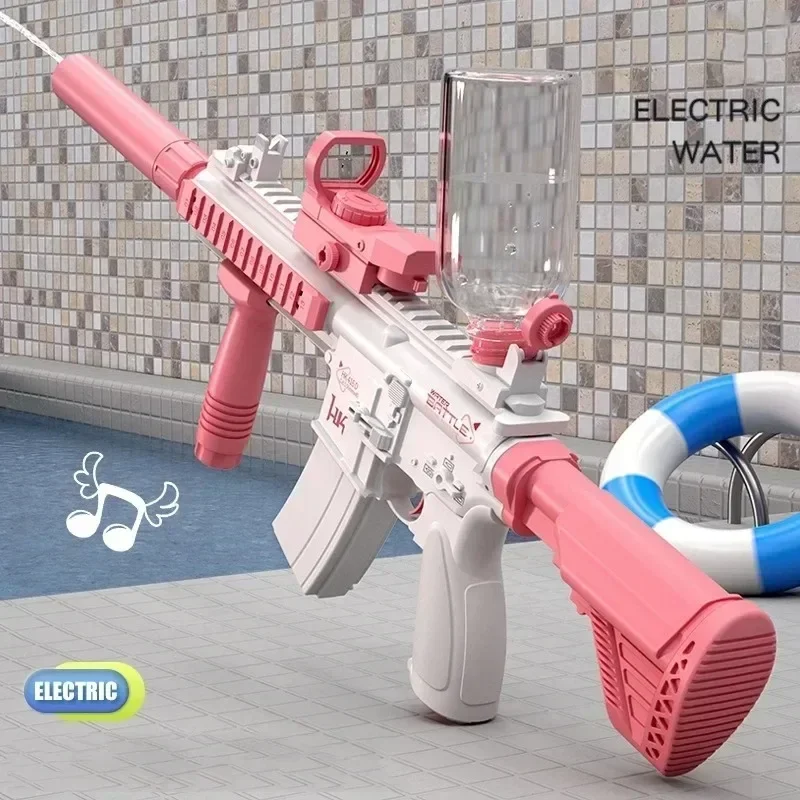 M416 Automatic Shooting Toys Electric Water Gun Beach Outdoor Entertainment Gifts for Kids and Adults Summer Summer Toys