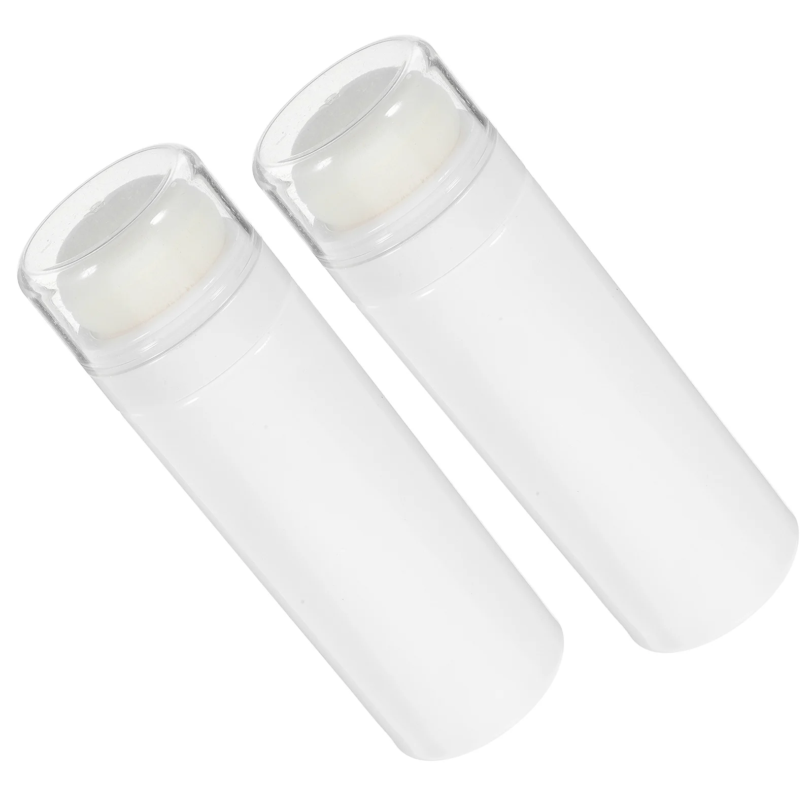 2 Pcs Powder Puff Box Jar with Travel Creams Puffs Body Makeup Container Toddler Bottle Infant Storage Loose