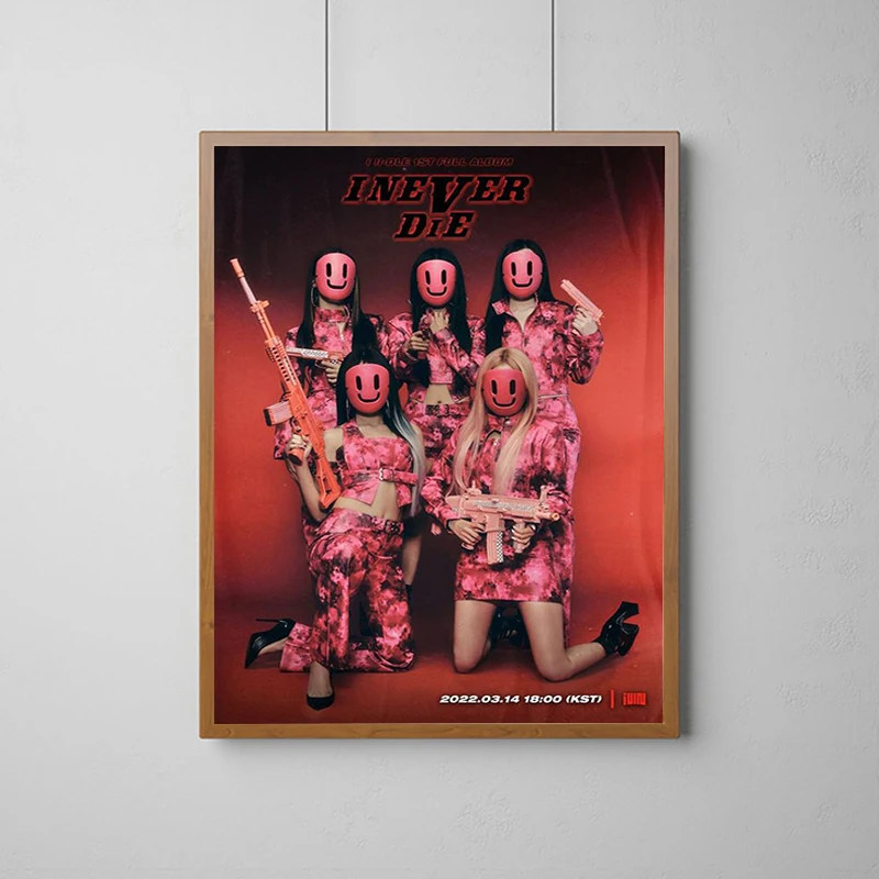 Posters for Wall Decoration Painting on Canvas Kpop G-Gidle Luxury Home Decor Anime Decorative Paintings Poster Room Decorations