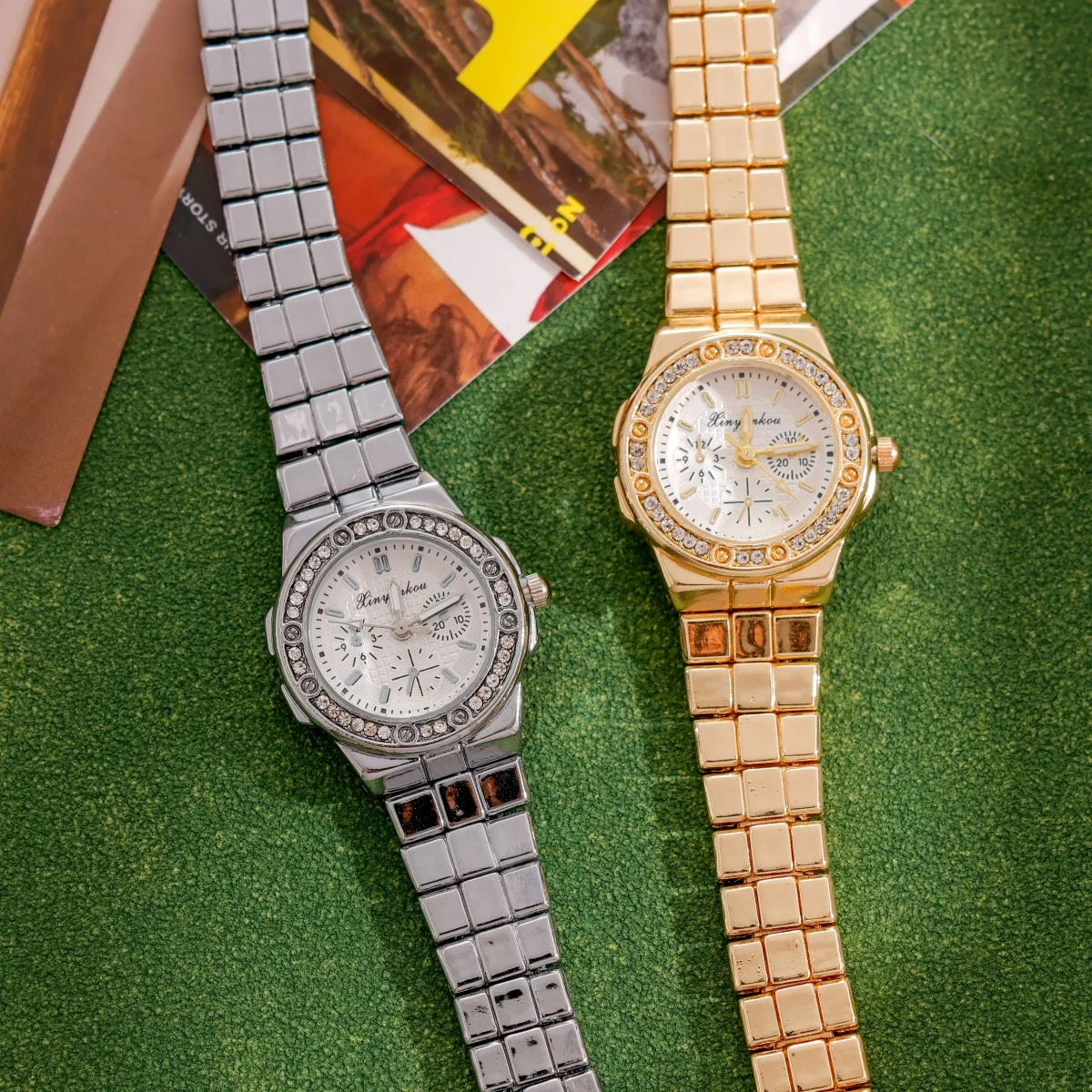 

High-quality Women's Quartz Watch Zinc Alloy Watch Chain Minimalist Luxury Design Fashion Wristwatch Accessories Holiday Gifts