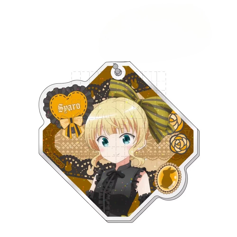 Gioco Hoto Kokoa Kafuu Chino Kirima Sharo Portachiavi Bambola Anime Tedeza Rize Ujimatsu Chiya Acrilico Portachiavi Ciondolo Regalo