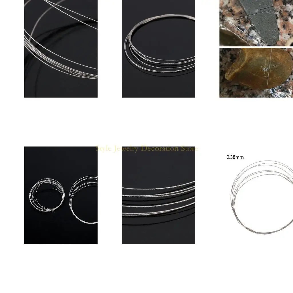 

D46E Diamond Wire 0.38 mm 1M Length Rope Cutting Tile Stone Marble Concrete