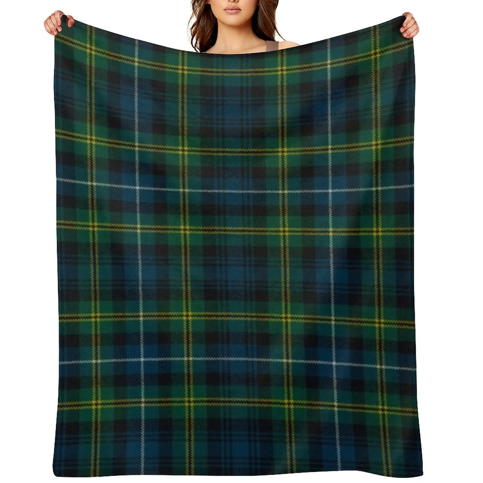 

Dyce Scottish Tartan Throw Blanket Decoratives Warm Plaid Blankets