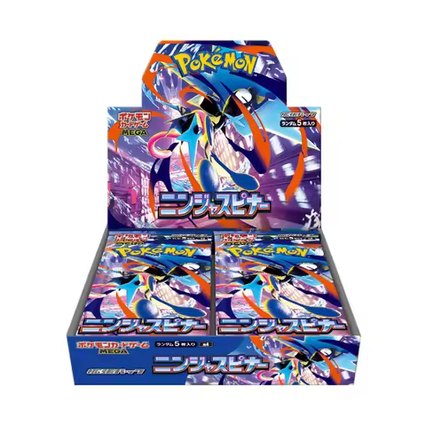 Original Pokemon Cards PTCG Japanese Edition M4 Booster Pack/Box Anime Trading Card Ninja Beyblade MEGA Koga Ninja Ex Gifts