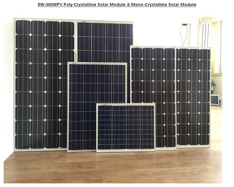 China Factory Price List Cheap Solar Panels Mono With 200W  Panel For  System Using At Home/Office/Factory