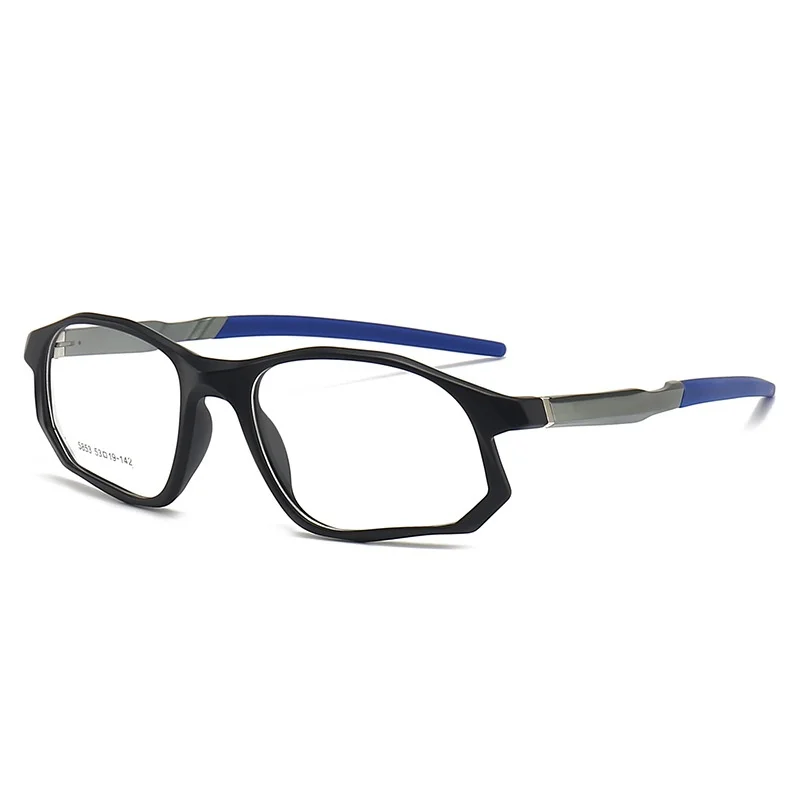 MOMOJA TR90 Gasses Frame Irregular Sports Men\'s Glasses Frame 2024 NewHigh-definition Optical Prescription Glasses Men\'s 5853A