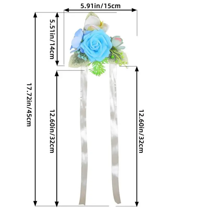 Opaska na rękę kwiaty ślubne staniki na nadgarstek kwiat druhna kwiat na nadgarstek stanik opaska na rękę z kwiatem wystrój na przyjęcie weselne