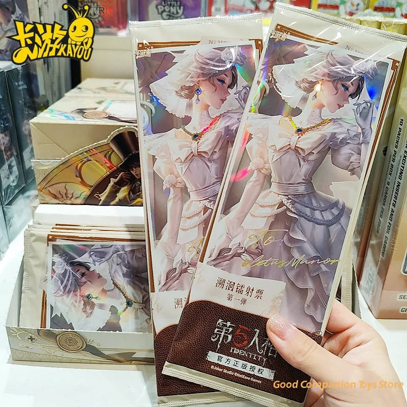 

Genuine KAYOU Identity V The Fifth Personality Collection Cards Tracing Laser Ticket Vol.1 Train Ticket Root Hidden Clues Card