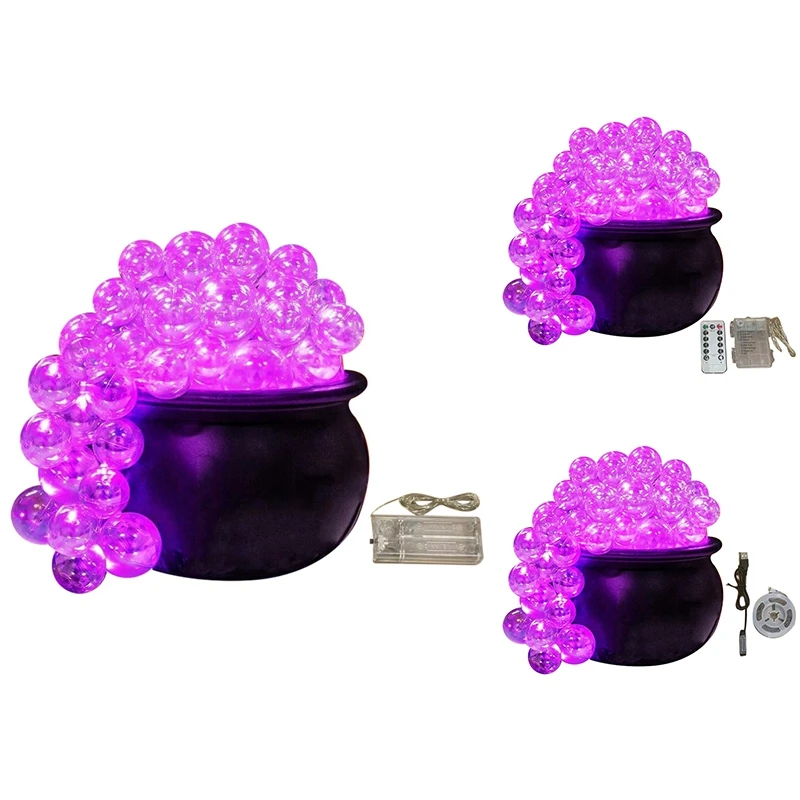 

Halloween Bubbling Cauldron Set Halloween Decorations Indoor DIY Kit With Clear Ball Halloween Decor