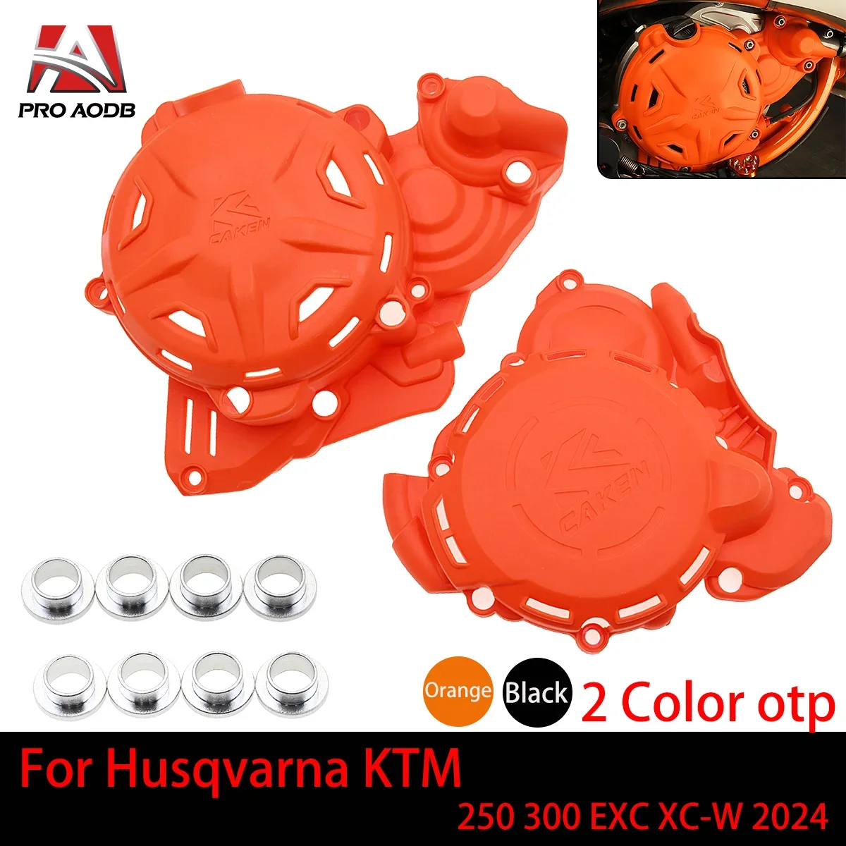 

NEW 2024 For KTM XC-W 250 300 EXC EXC250 EXC300 For Husqvarna TE TE250 TE300 PRO Motocross Engine Clutch Cover Protector Guard