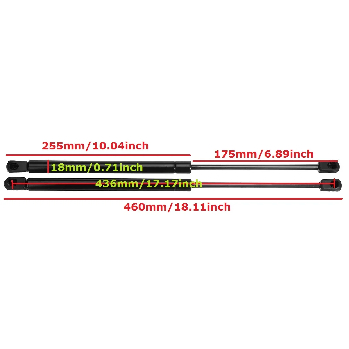 Car Rear Trunk Tailgate Lift Support Gas Struts Spring Set Rod Shock Struts For Holden Captiva BONNET Models SX CX LX 2006-2016