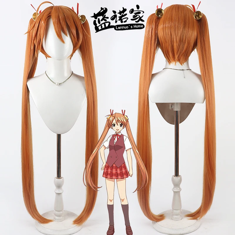

Anime Negima Magister Negi Magi Asuna Kagurazaka Cosplay Wig Halloween Carnival Party Props Synthetic Hair + Wig Cap
