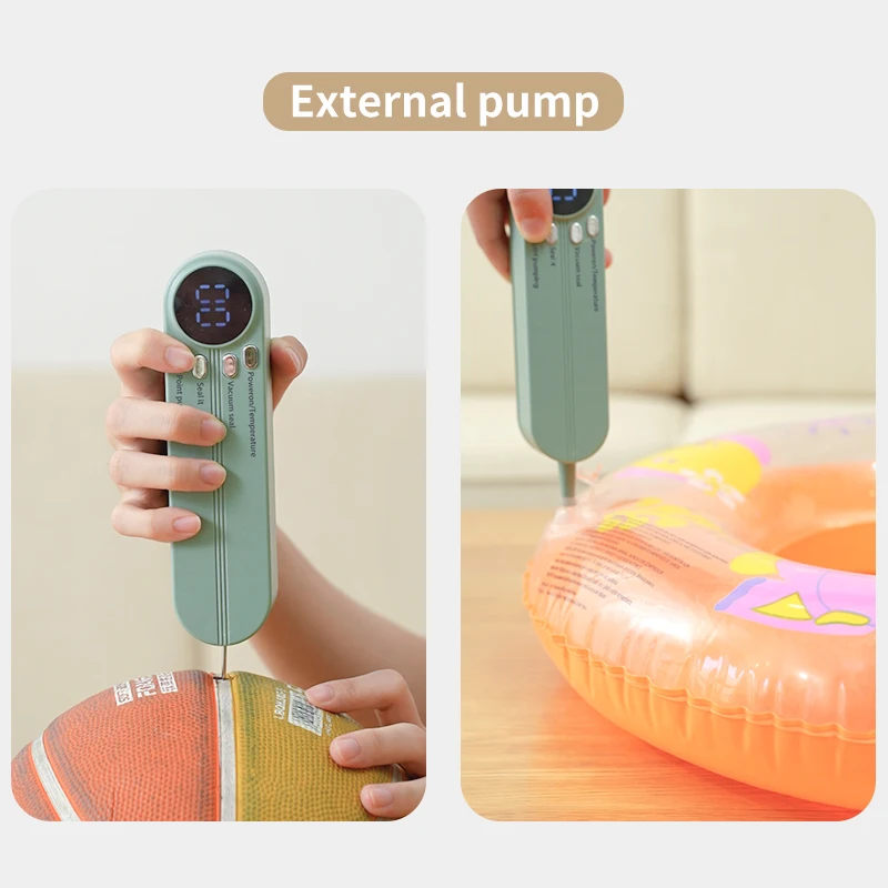 1 Portable vacuum sealer, USB rechargeable vacuum food sealer, LED display, multi-functional food preservation system, suitable view 2