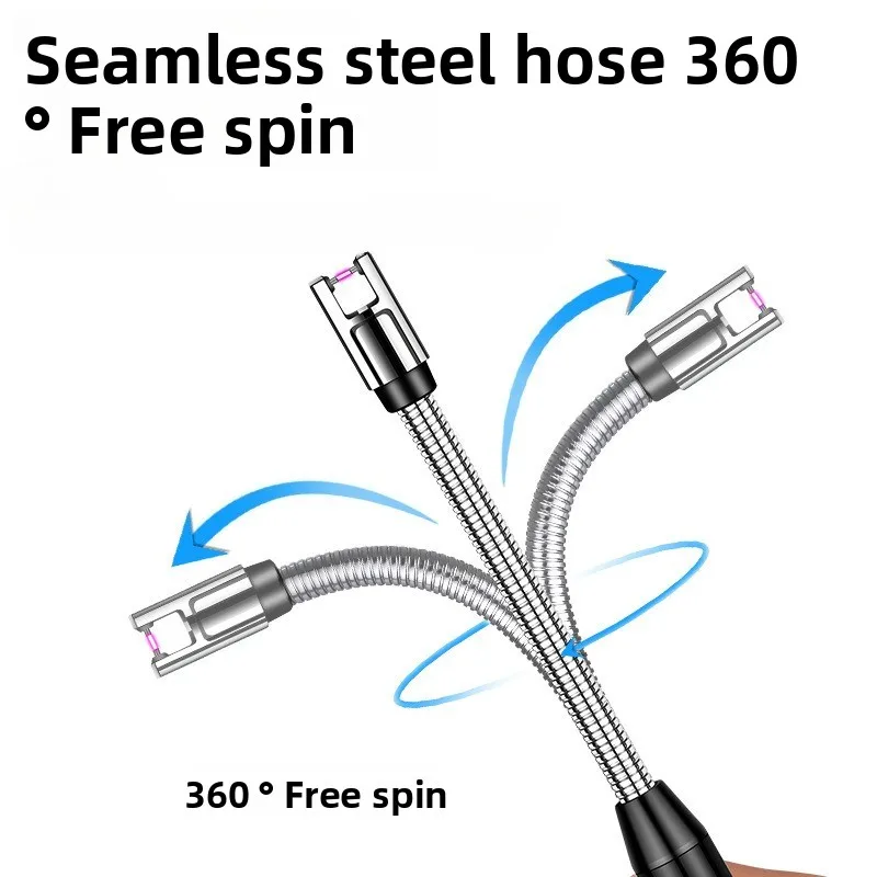 

JL801 Extended Arc Pulse Igniter Electronic Rechargeable Lighter Gas Stove Aromatherapy Candle Ignition Stick