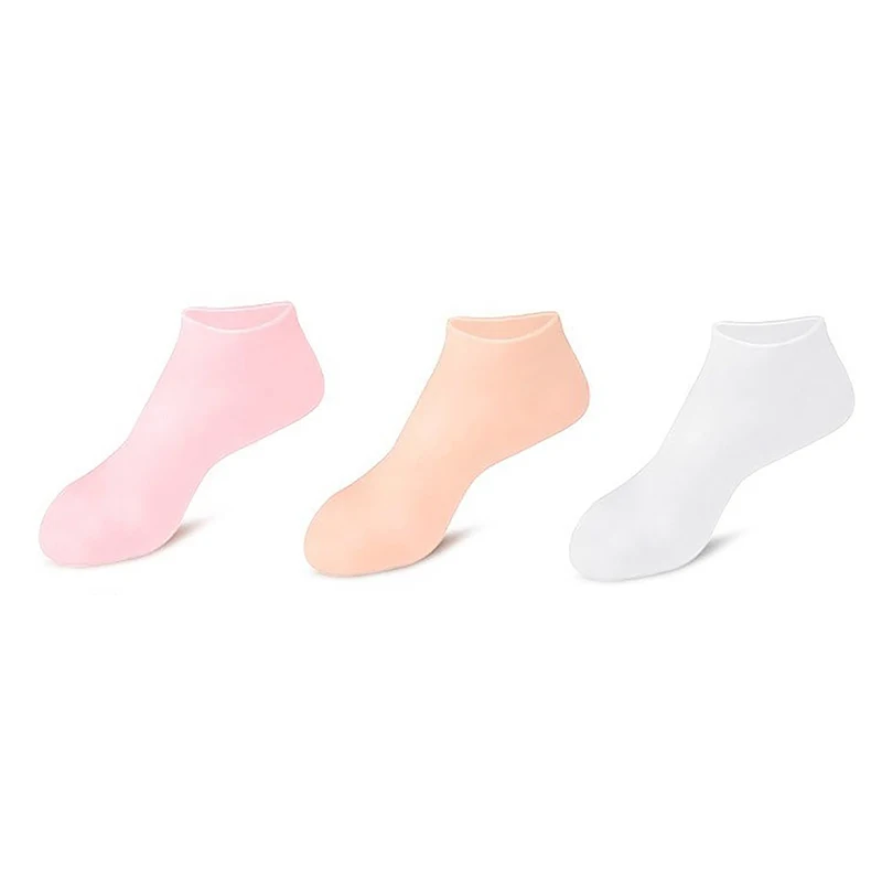 Calcetines de silicona para Spa, calcetines de Gel hidratante, exfoliante y prevención de sequedad, piel muerta agrietada, Protector de eliminación, herramientas para el cuidado de los pies