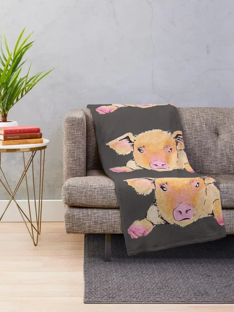 Piggy Throw Blanket Sofas Thermal Blankets