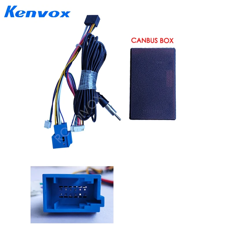 Car 16pin Audio Wiring Harness With Canbus Box For BMW E39 E53 X5 Stereo Installation Wire Adapter