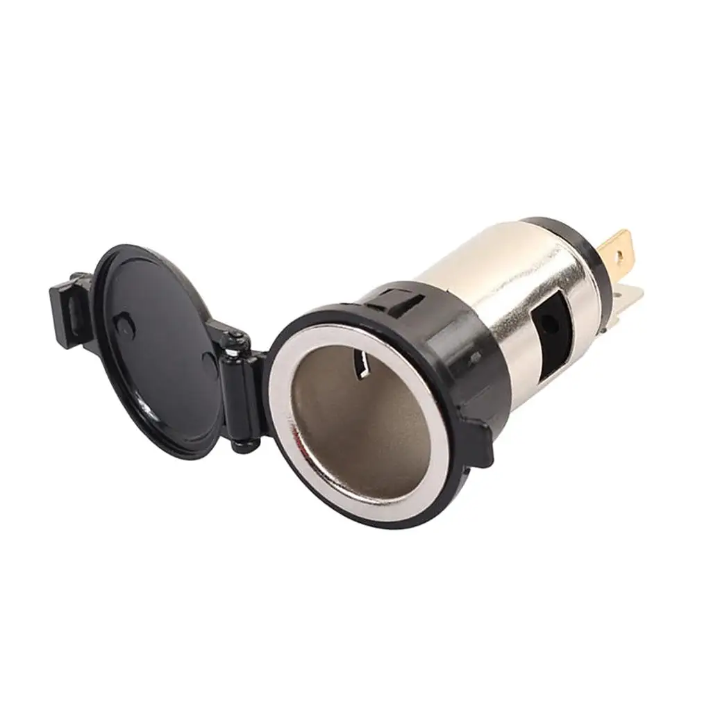 Cigarette Lighter Assembly Waterproof Power Socket Iron ABS Durable Car Parts for Useful Motorcycle Accessories - view 5
