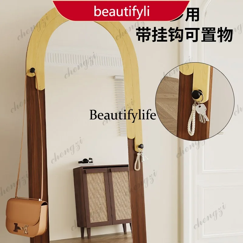 F150 Vintage full-length mirror, floor-standing mirror, high-end household storage dressing mirror, simple fitting mirror