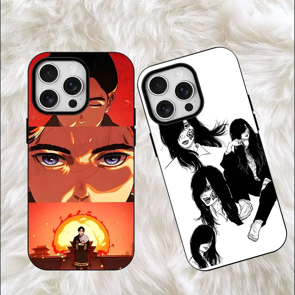 

N-NIPPON S-SANGOKU For Iphone 17,16,15,14,13,12,11 Pro Mini Max XS Case Frosted Magnetic Shockproof Cover