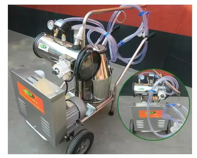 

For Portable Goat Buffalo Philippine Pipe Battery Operated Manual Mobile Vacuum Pump Type Cow Milking Machine