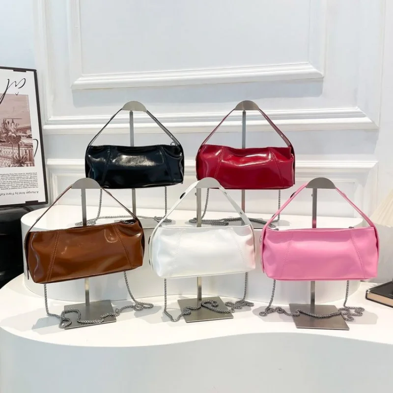 

High-End Luxury Brand Ladies Crossbody Bag Fashionable Leather Elegant Crossbody Refined Trim Trendy Daily Bag​