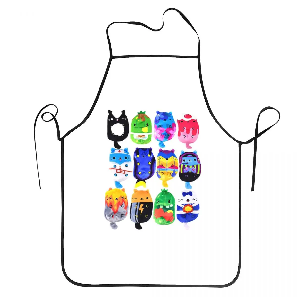Cats Vs Pickles Mystery Bag Plush, Assorted Styles Aprons Chef Baking Tablier Waterproof Bib Kitchen Cleaning Pinafore