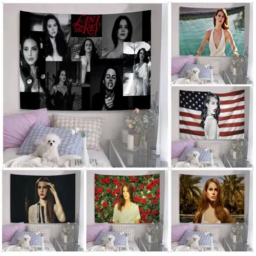 

Lana Del Rey singer Tapestry Colorful Tapestry Wall Hanging Bohemian Wall Tapestries Mandala Wall Hanging Sheets