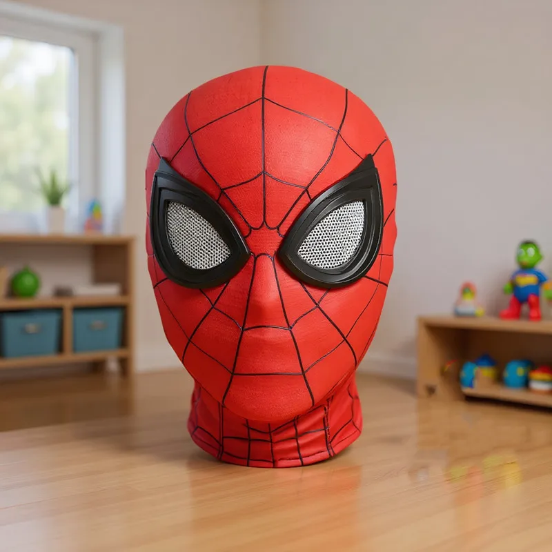 Adult Superhero Mask Children Peter Parker Mask Movie Characters Halloween Cosplay SpiderMan Headgear Costumes Game Props