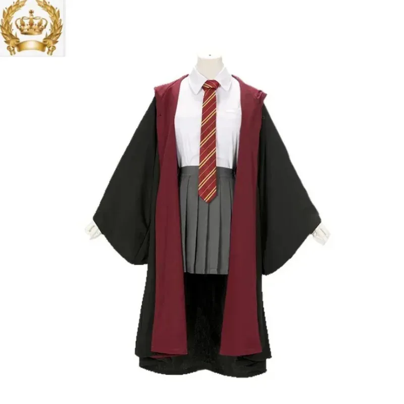 DY20A Bear House аниме костюм Харрис Хэллоуин накидка шарф для детей и взрослых Слизерин Рейвенкло Хаффлпафф халат Гермиона Cp1p2t 2025