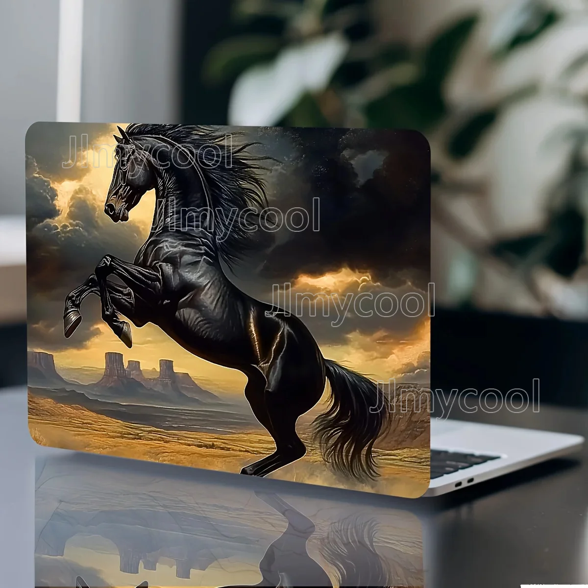 

Виниловая наклейка для ноутбука Majestic Black Horse для ноутбуков, автомобилей, шлемов, мотоциклов и холодильников, самоклеящиеся наклейки