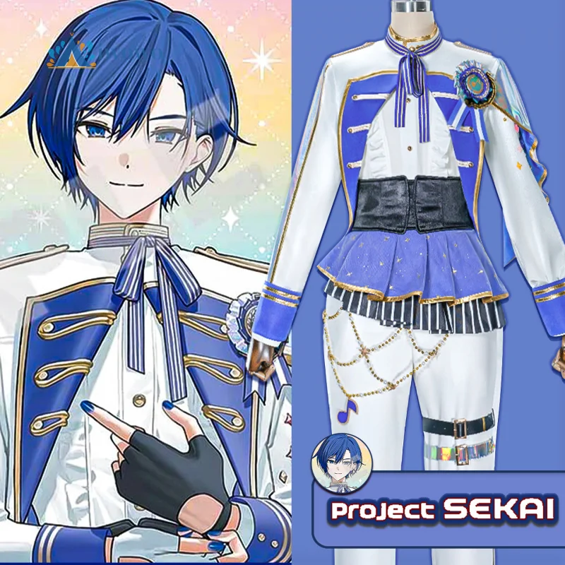 

Игровой проект Sekai Colorful Stage Feat KAITO Косплей Костюм PJSK Женский и мужской пиджак Костюм Брюки Униформа Юбилейная одежда