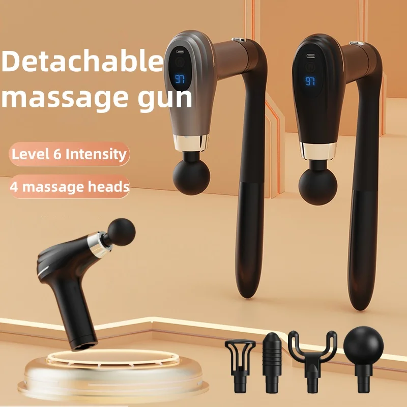 

U-shaped split Elbow Fascia Gun rechargeable Massager Gun dual-purpose Multi-Function Massager stick electric Vibration