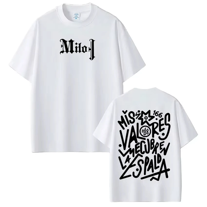 Rapper Milo J Fashion Graphic T-shirt Men Women Fashion T-shirt Summer Short-sleeved, Loose Casual Harajuku T-shirts Streetwear