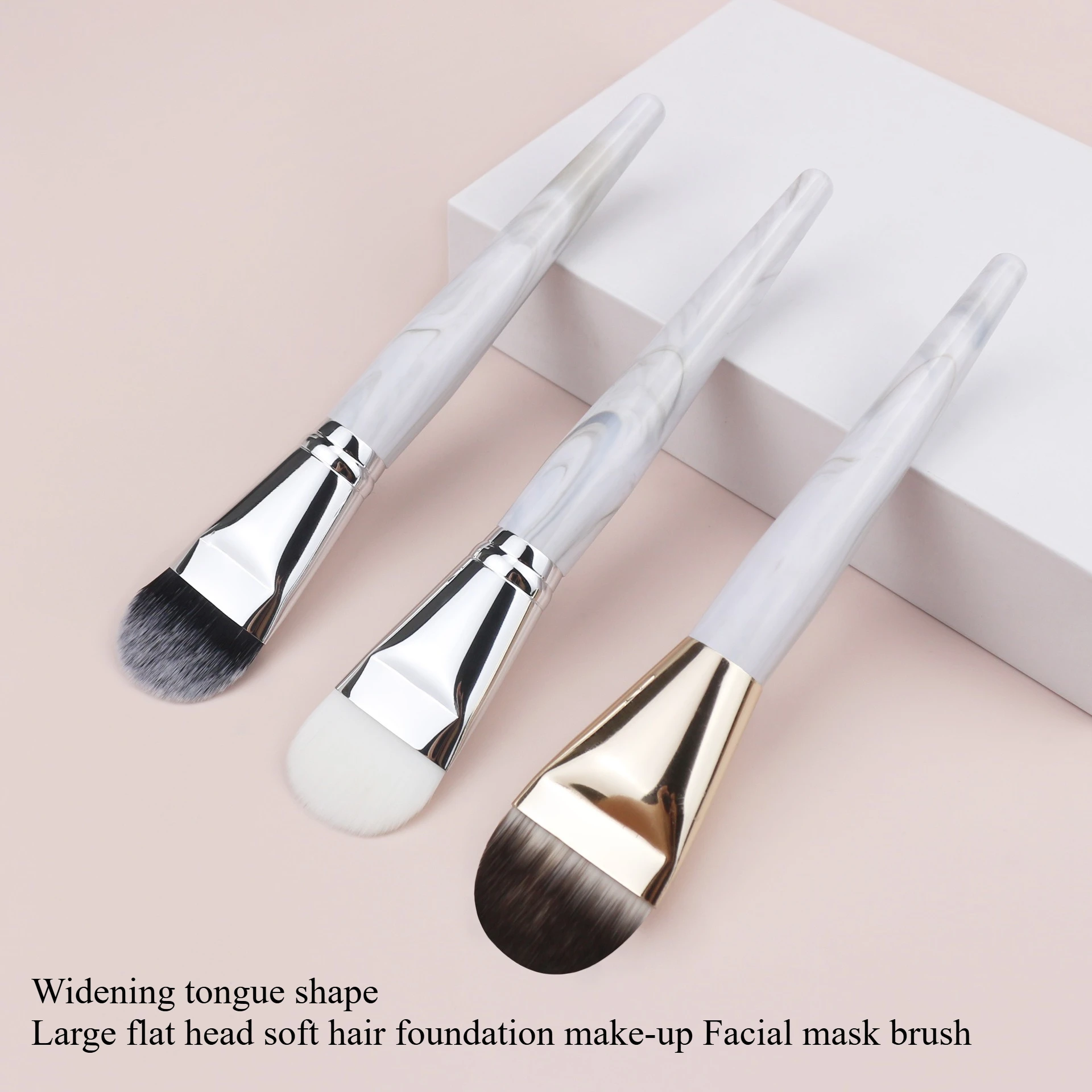 Blush Brush Angled Contoured for Flawless Face Foundation Liquid Cream Cheek Makeup Multitask  Cosmetic Beauty Makeup Tool