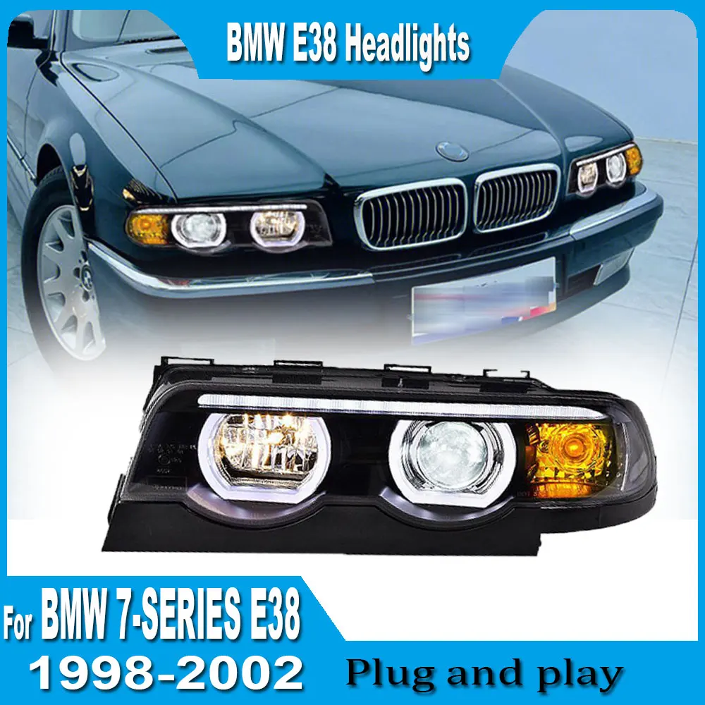 

2 шт., фары для BMW 7 серии E38 740 1998-2002