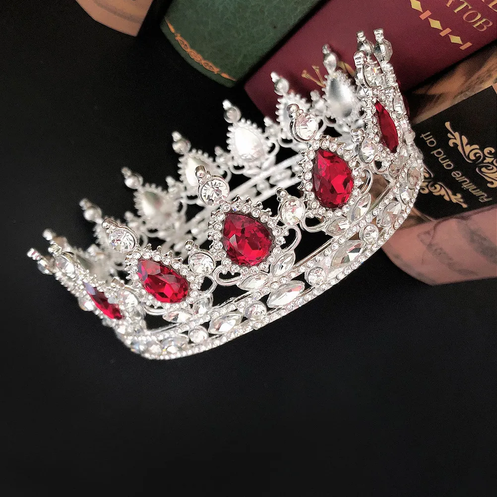 

Свадебная корона-диадема для невесты, синяя, элегантная, роскошная, с уникальной структурой, аксессуар для свадебного платья