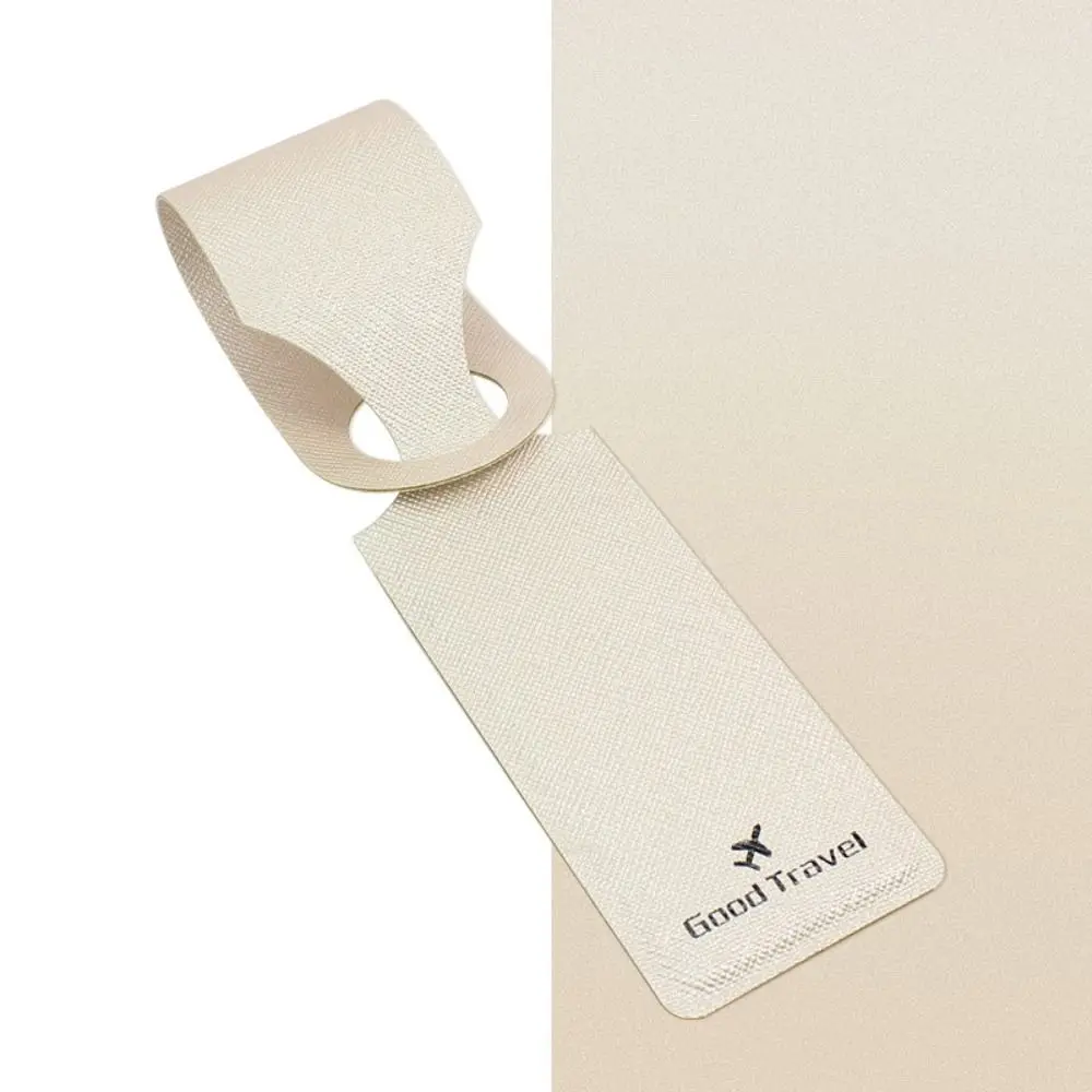 

Новые багажные бирки из искусственной кожи, портативный чемодан, держатель для идентификатора багажа, адреса, держатель этикетки, дорожный аксессуар, посадочный пропуск, проверенная именная бирка