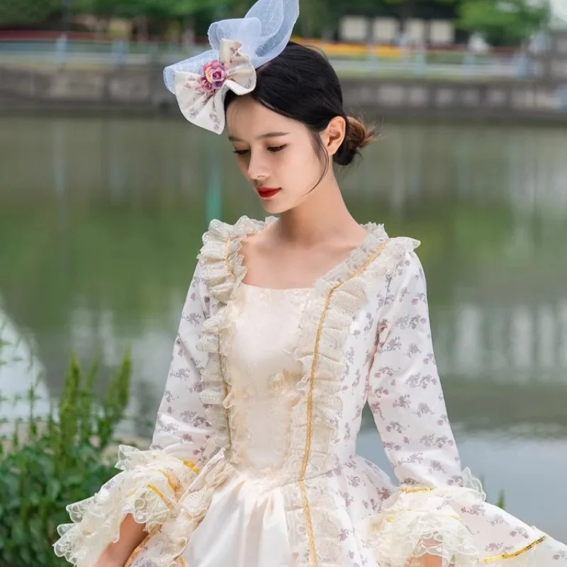 ยุโรปยุคกลาง Retro Court ชุด Victoria Princess เวทีแสดงถ่ายภาพชุด Vestidos Para Mujer De Fiesta Elegantes
