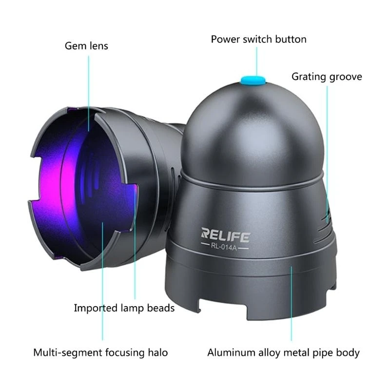 مصباح المعالجة بالأشعة فوق البنفسجية Rapid Curing Green Oil Light Phone إصلاح اللوحة الأم