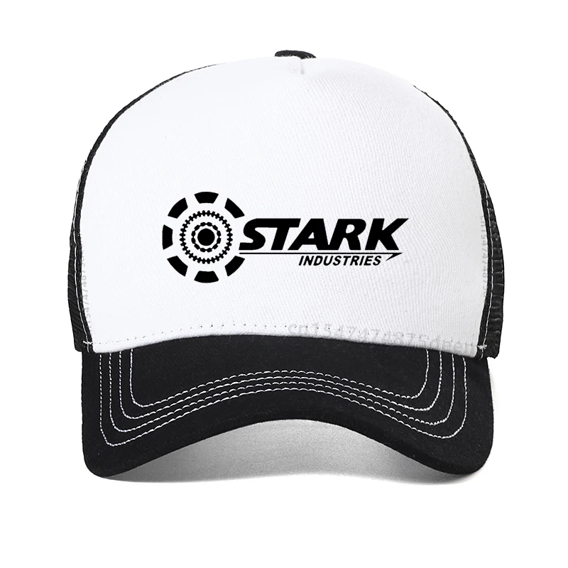 

Tony Stark Industries Super Hero baseball cap Iron Man men hat Summer Casual Mesh breathable trucker hat snapback hats bone