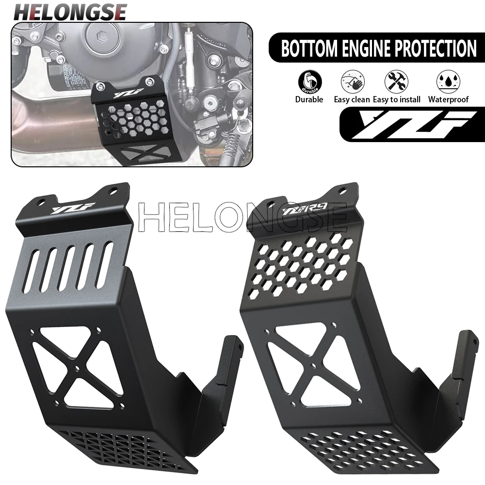

HELONGSE New Motorcycle Part For YAMAHA R9 YZF R9 YZF-R9 2025 2026 2027 YZFR9 Skid Plate Bash Frame Engine Guard Cover Protector